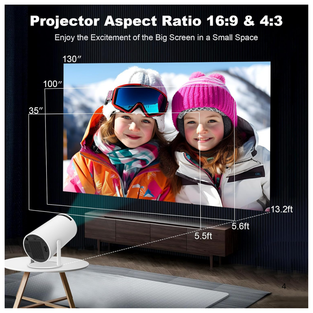 Mini Proyector Portátil Smart 4K